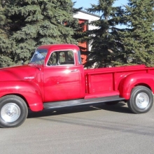 1948 Chevy 3/4 ton, 9ft box, 5 window, 4 speed trans 235 6 cly motor