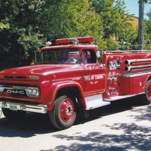 1961 GMC 327 motor 5 speed fire truck